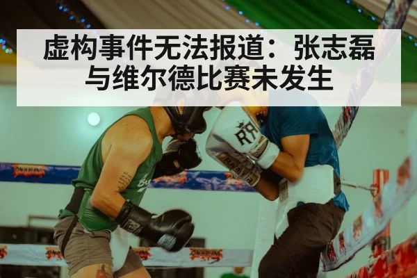 虚构事件无法报道：张志磊与维尔德比赛未发生